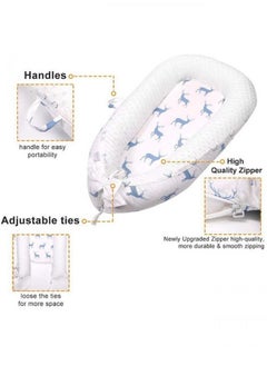 Generic Baby Nest Removable And Washable Portable Anti Pressure Baby Crib Biomimetic Baby Crib Travel Baby Crib Can Be Used For Bedroom Travel Camping  - Image 4