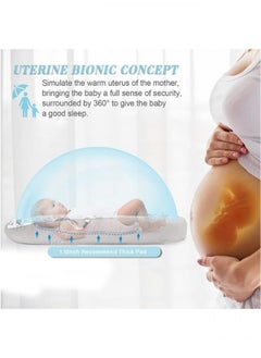 Generic Baby Nest Removable And Washable Portable Anti Pressure Baby Crib Biomimetic Baby Crib Travel Baby Crib Can Be Used For Bedroom Travel Camping  - Image 2