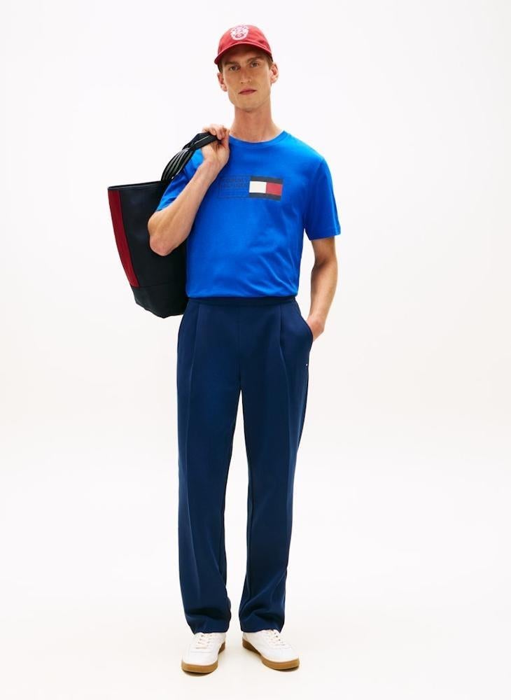 TOMMY HILFIGER Logo Jersey Crew Neck T-Shirt - Image 5