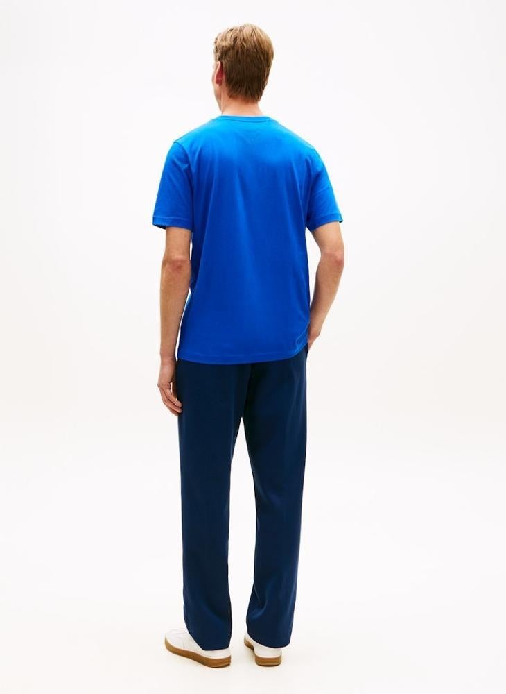 TOMMY HILFIGER Logo Jersey Crew Neck T-Shirt - Image 3