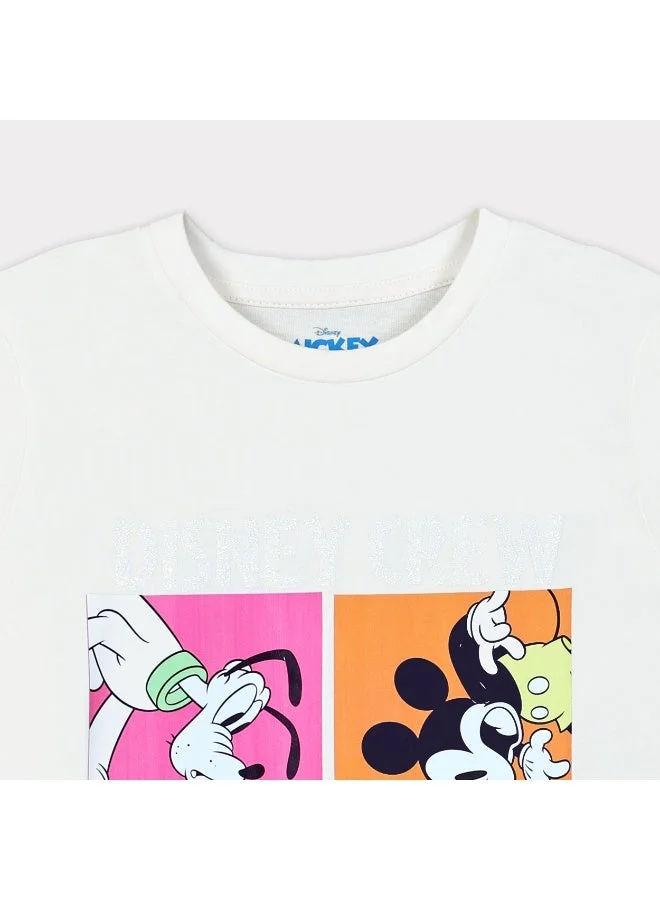 Disney  Disney Mickey & Friends  Girl's Short Sleeve T-Shirt  | Best Price UAE