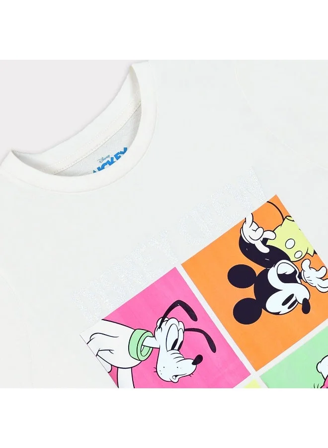 Disney  Disney Mickey & Friends  Girl's Short Sleeve T-Shirt  | Best Price UAE