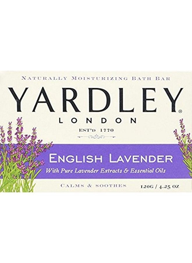 Yardley London English Lavender With Essential Oils Soap Bar 4.25 Oz Bar (Pack Of 10)  - Image 2