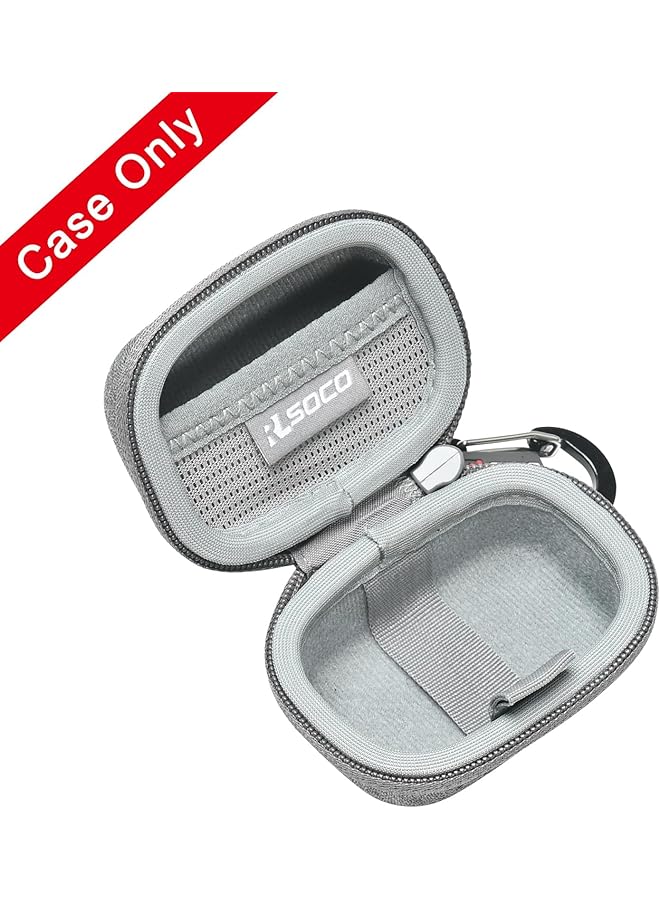 erorex Case For Sony Wf 1000Xm5 High Quality Wireless Earbud Headphones Cover With Carabiner Keychain Carrying Portable Anti Scratch Shock Resistant Cover For Wf 1000Xm5 Not Original Gray - Image 4