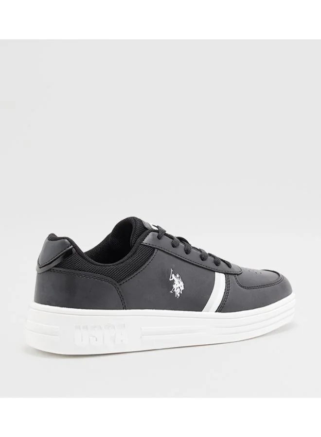 يو اس بولو Lace Up Low Top Sneakers