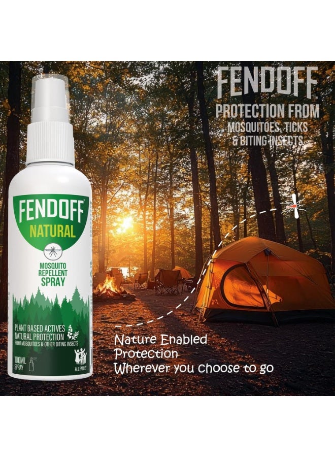 general Fendoff Natural Mosquito Repellent Spray 100ml – DEET-Free, Herbal Insect Protection for Kids & Adults - Image 2
