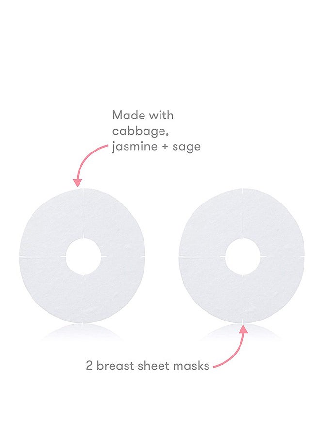 frida mom - Breast Mask For Engorgement- Relieve Engorged Breast With Breastfeeding Weaning- 2 Sheet Masks - Image 1