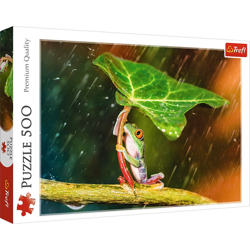 Trefl - Green Umbrella Puzzle 500 Pieces - 37288 - Image 1