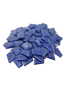 Art Mosaic Art Mosaic Glass Mosaic Tiles DIY Mosaic Craft Materials for Fun Handmade Glass Mosaic Stones Mosaic Indigo Blue 