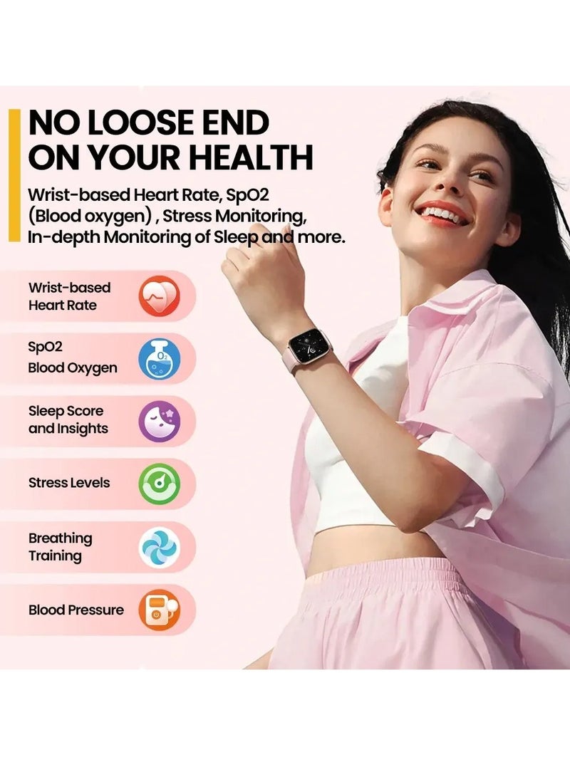 Zeblaze Smart Watch 2.03" 280mAh Smart Watches for Men Women Bluetooth Make/Answer Calls Fitness Modes and Sleep Modes Multi-app Message Reminder Multi Language - Image 2