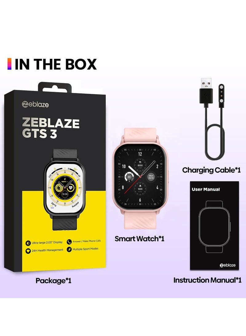 Zeblaze Smart Watch 2.03" 280mAh Smart Watches for Men Women Bluetooth Make/Answer Calls Fitness Modes and Sleep Modes Multi-app Message Reminder Multi Language - Image 5