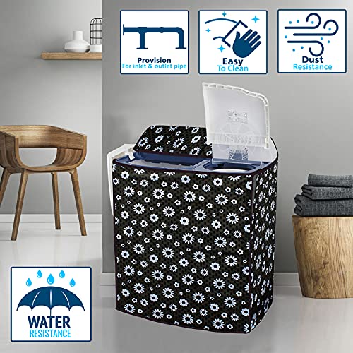 Star Weaves Washing Machine Cover For Semi Automatic Videocon Storm 6Kg Model - Waterproof & Dustproof Cover - SABKUM52 - Image 2