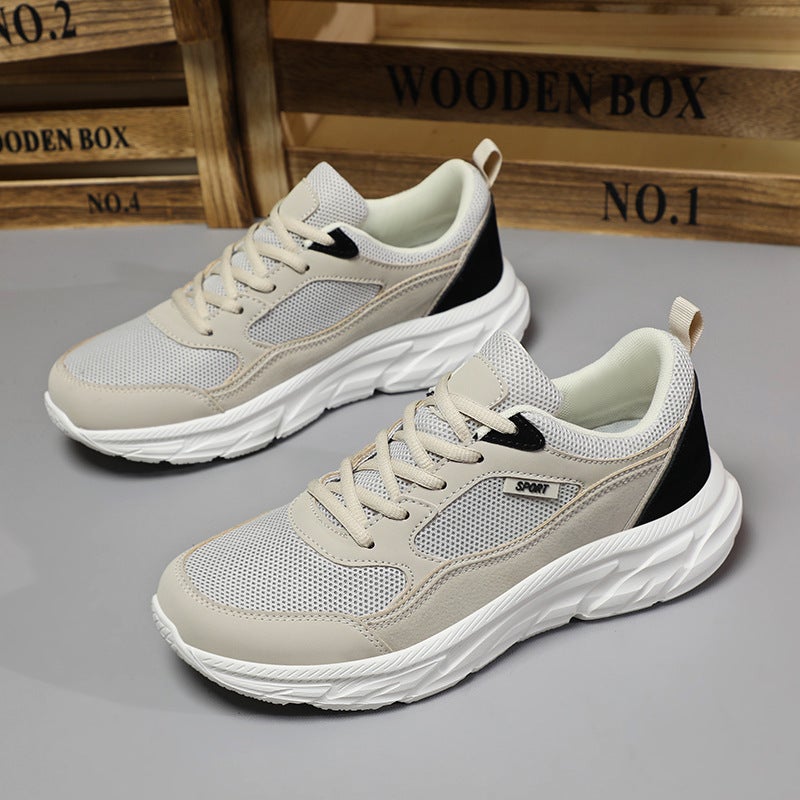 Joker Casual Shoes Explosions Men'S Shoes Explosions Mesh Sneaker Men'S Thick Sole Lightweight Work Shoes - Image 4