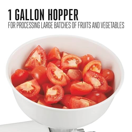 Weston Food Strainer and Sauce Maker for Tomato, Fresh Fruits and Vegetables ,White - Image 2