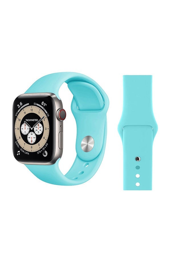 NIBEMINENT Replacement Band For Apple Watch Series 6/SE/5/4/3/2/1 Light Blue