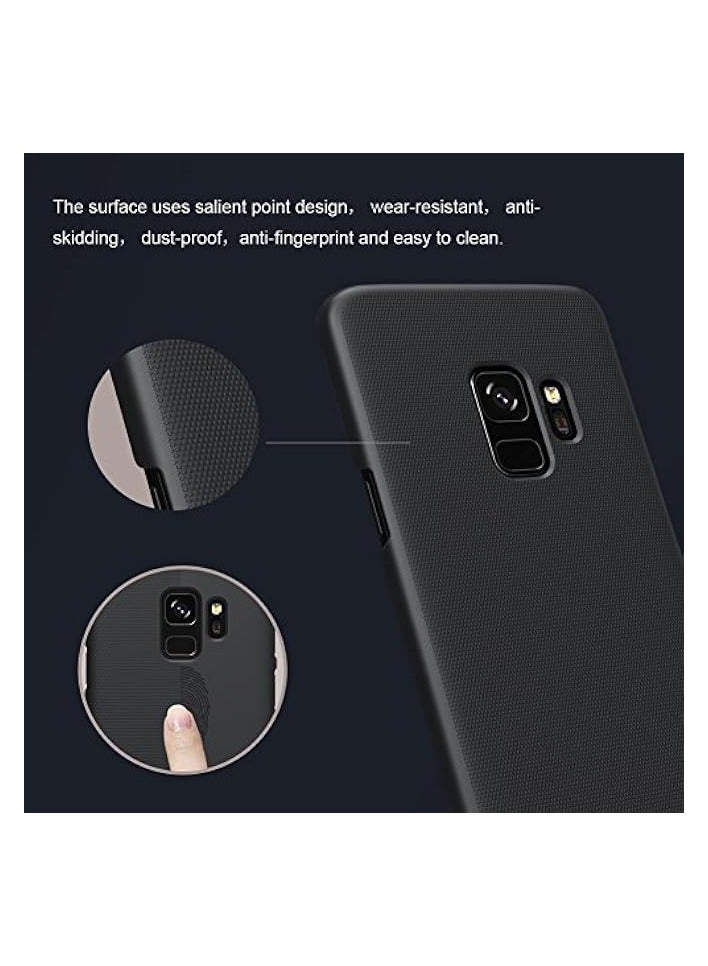 Nillkin S9-NL-SF-B Cover Super Frosted Hard Phone Case With Stand For Galaxy S9 - Black - Image 4