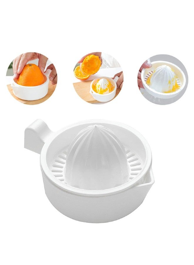 RDTGHY Manual Citrus Juicer Double Layer Lemon Squeezer Heavy Duty Orange Press with Pulp Strainer for Lemon Lime Fruit Juice Making Easy Clean Kitchen Gadget for Home Use - Image 3