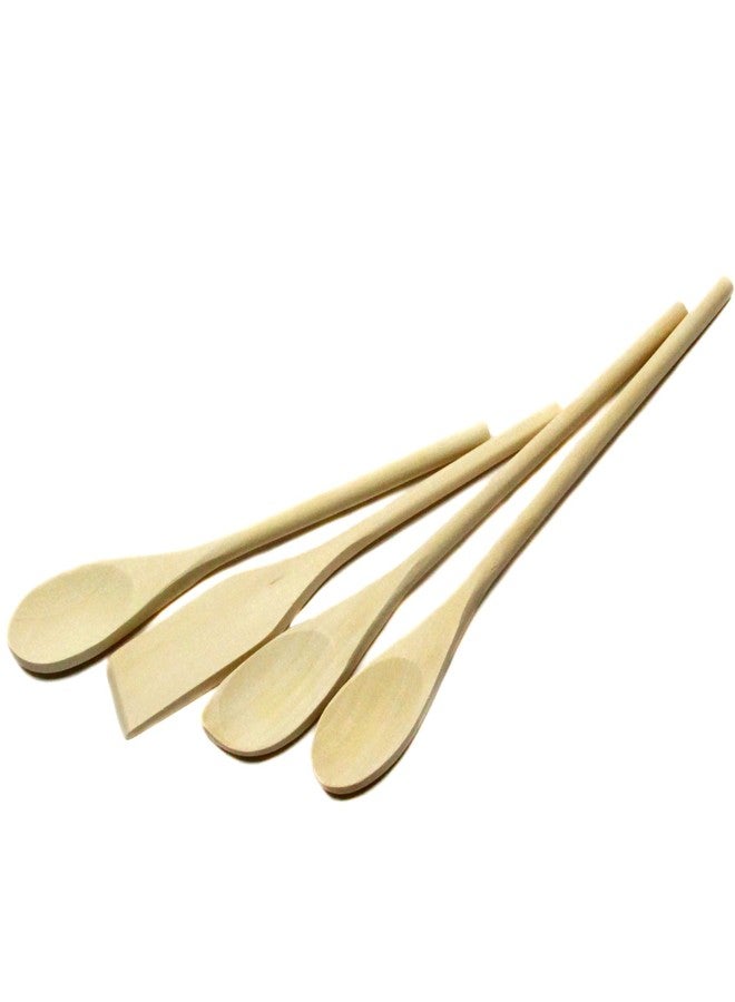 Chef Craft Classic Wooden Tool Set, 4 piece set, Natural - Image 1