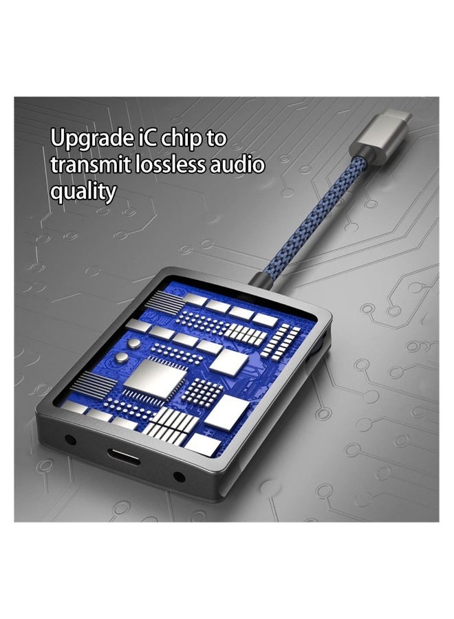 Sound Card Audio Charging Converter, External Sound Card, Born for Live Streaming, Fully Compatible with Type C Phones and Devices, Plug & Play, No Drivers Needed (Black)  - Image 4