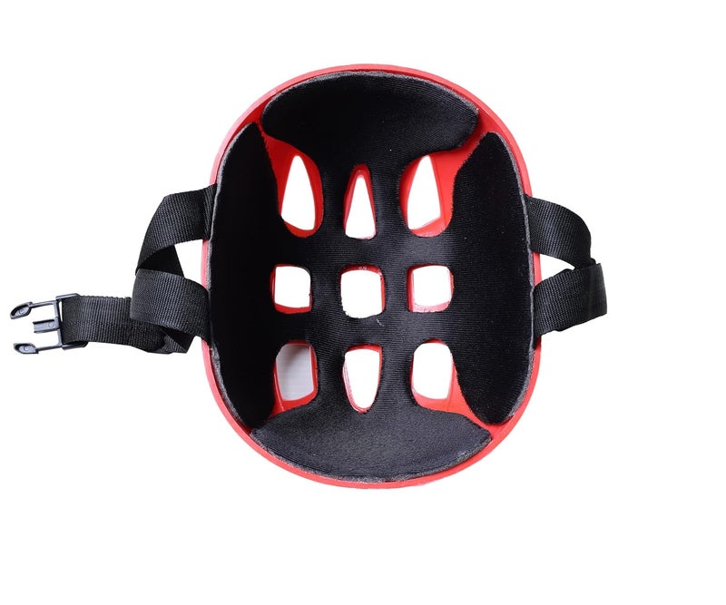 VAMOS Cycling and Skating Sports Helmet for Kids Boys and Girls of Age 6-12 Years with Adjustable Straps (Matte Red) - Image 3