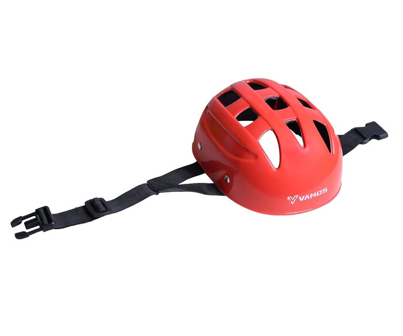 VAMOS Cycling and Skating Sports Helmet for Kids Boys and Girls of Age 6-12 Years with Adjustable Straps (Matte Red) - Image 4