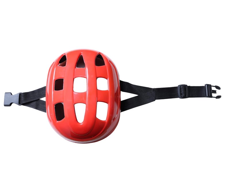 VAMOS Cycling and Skating Sports Helmet for Kids Boys and Girls of Age 6-12 Years with Adjustable Straps (Matte Red) - Image 5