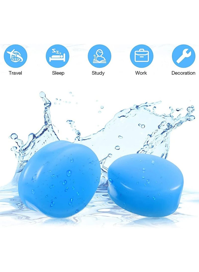 Generic - 8 Pair Reusable Ear Plugs for Sleeping Waterproof Noise Cancelling Premium Moldable Ear Plugs for Shooting Range Swimmers Snoring Concerts Airplanes Travel Work Studying - Image 1