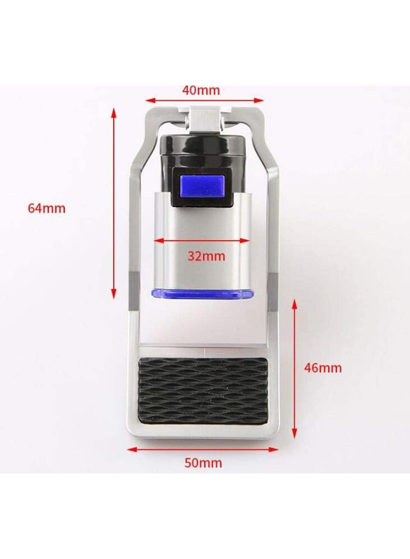 استبدال صنبور مبرد الماء، موزع ماء بلاستيك أحمر وأزرق، يناسب محول صنبور الماء الساخن والبارد، قطعتان - Image 2