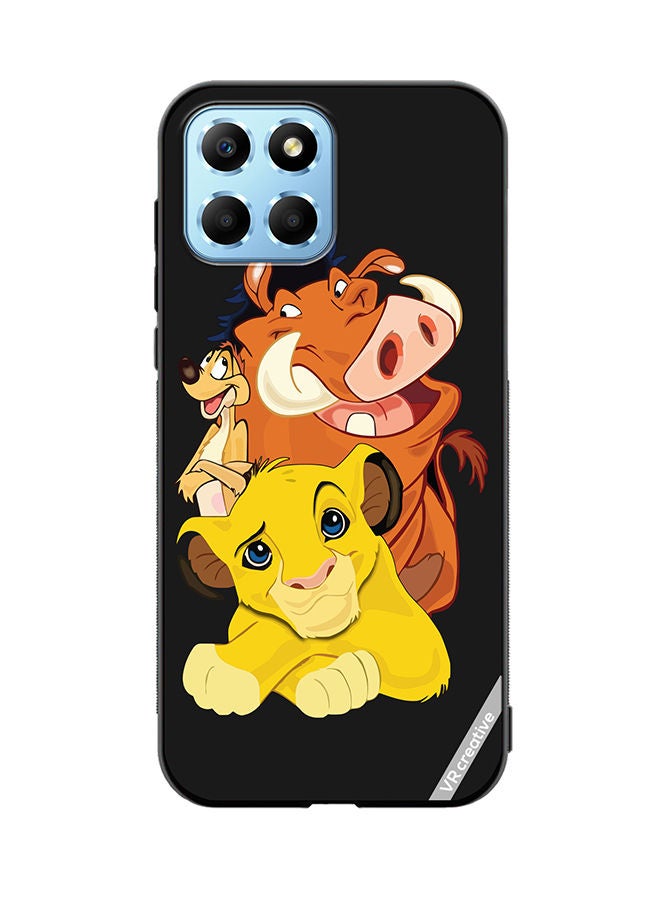 VR CREATIVE Protective Case Cover For Honor X8 5G Star Cutouts Lion King Group Design Multicolour - Image 1