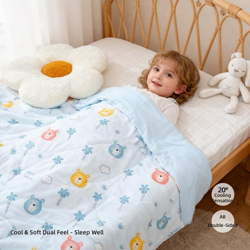 Cross-Border Best-Selling Summer Cooling Blanket for Kids - Machine Washable, Suitable for All  Seasons - Image 2