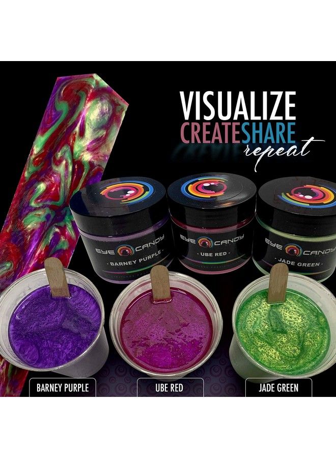 Eye Candy Premium Mica Powder Pigment “Jade Green” (50G) Multipurpose Diy Arts And Crafts Additive Woodworking Natural Bath Bombs Resin Paint Epoxy Soap Nail Polish Lip Balm (Jade Green 50G) - Image 4
