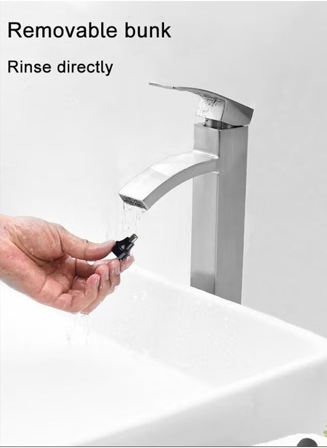 Generic Unisex Nose Hair Trimmer USB Charging Nostril Hair Removal with Spare Heads  - Image 4