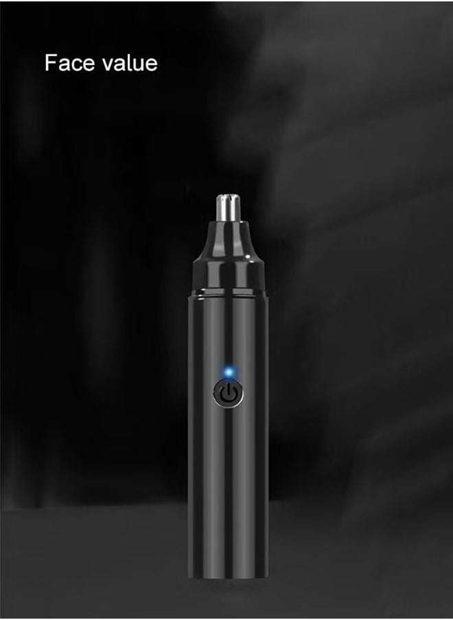 Generic Unisex Nose Hair Trimmer USB Charging Nostril Hair Removal with Spare Heads  - Image 2