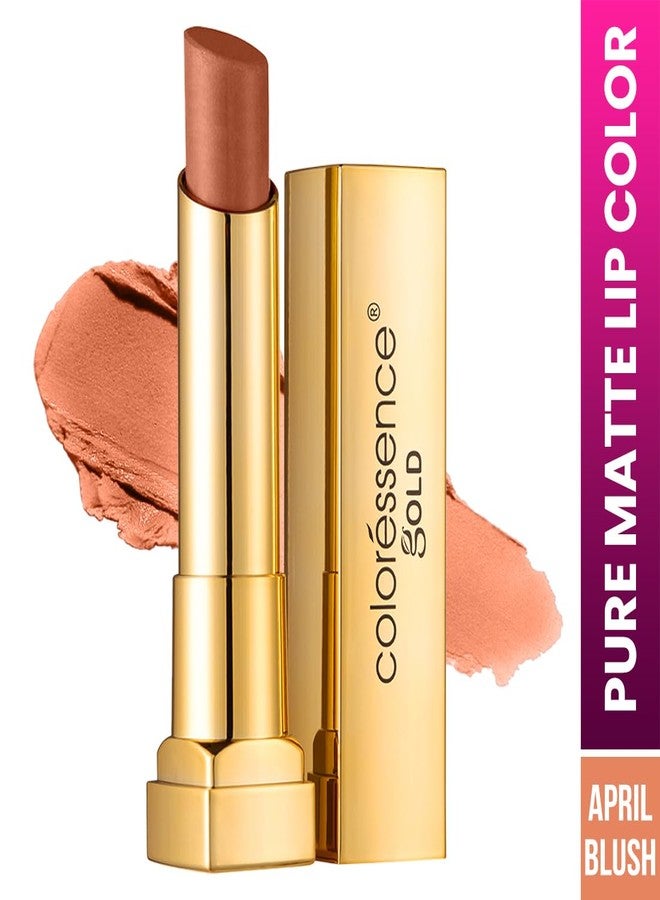 كالرسينس أحمر شفاه كولوريسنس بيور مات | ثبات يدوم 9 ساعات | مقاوم للماء وغني بالأصباغ | تطبيق بمسحة واحدة - لون أحمر خدود أبريل، 3.3 غرام - Image 2