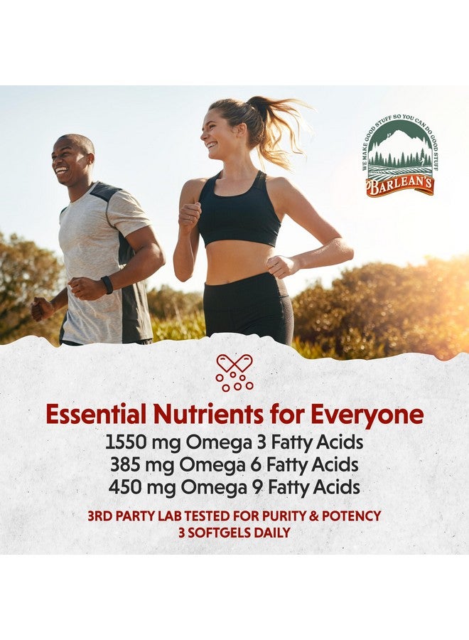 Barlean's Lignan Flaxseed Oil Softgels, Cold-Pressed Flax Seed Supplement with 1,550 mg ALA Omega-3 Fatty Acids for Joint & Heart Health, 1000mg, 250 ct - Image 5