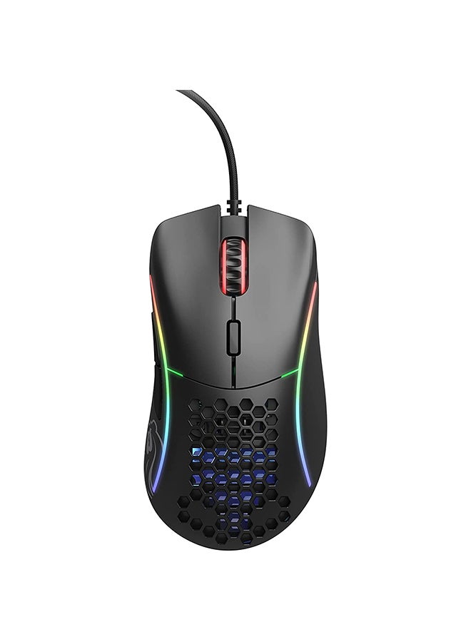 Glorious Model D- (Minus) Wired Gaming Mouse - RGB 61g Lightweight Ergonomic Wired Gaming Mouse - Backlit Honeycomb Shell Design Mice (Matte Black) - Image 2