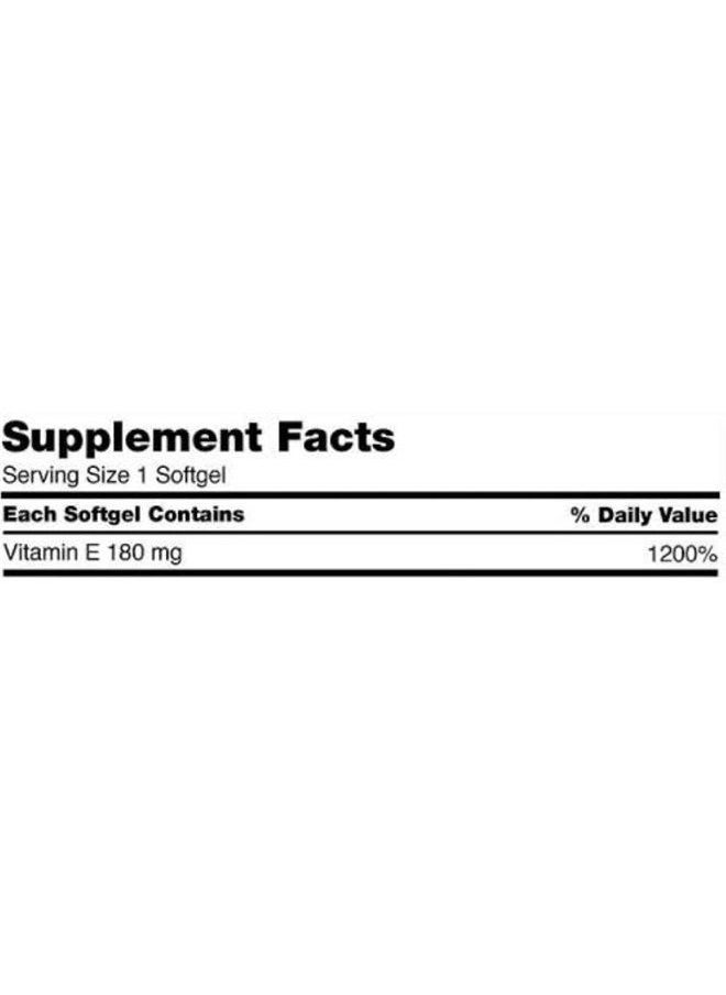 Kirkland Signature - Vitamin 180mg E 400 I. U. 500 Softgels Per Bottle - Image 1