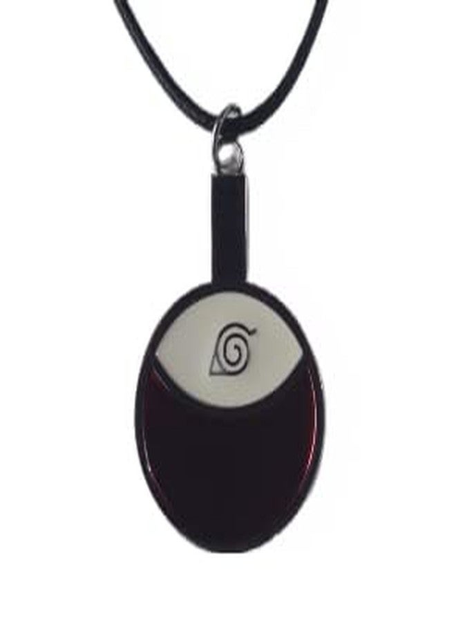 Offo Anime Inspired Locket with Double Bands Konoha Sign Logo Beautifully Designed Pendant Necklace, ideal gift For Boys, Men and Women - Image 1