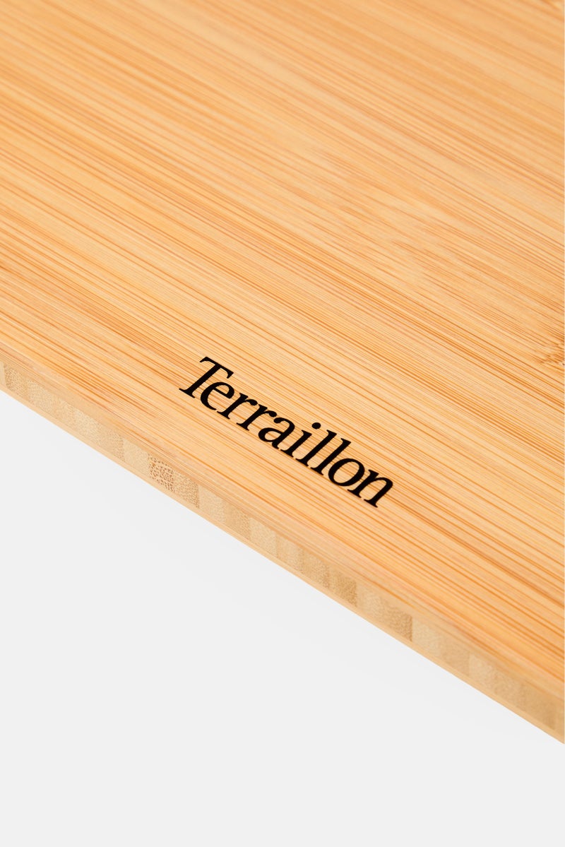 Terraillon Bamboo Digital Bathroom Scale, Beige - Image 3