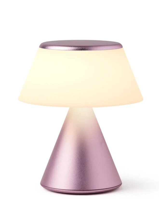 LEXON LIGHT PINK Luma S Portable LED Lamp With Synchronization Feature  | Best Price UAE