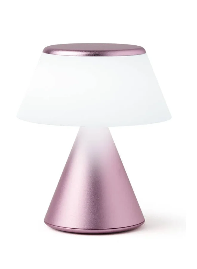 LEXON LIGHT PINK Luma S Portable LED Lamp With Synchronization Feature  | Best Price UAE