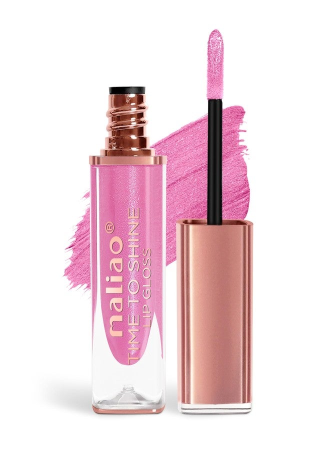 Maliao Time to Shine Lip Gloss | High Shine Finish | Non-Sticky & Lightweight Formula | Long Lasting Glossy Lips | Smooth Application | Glamour, 6.5ml - Image 1