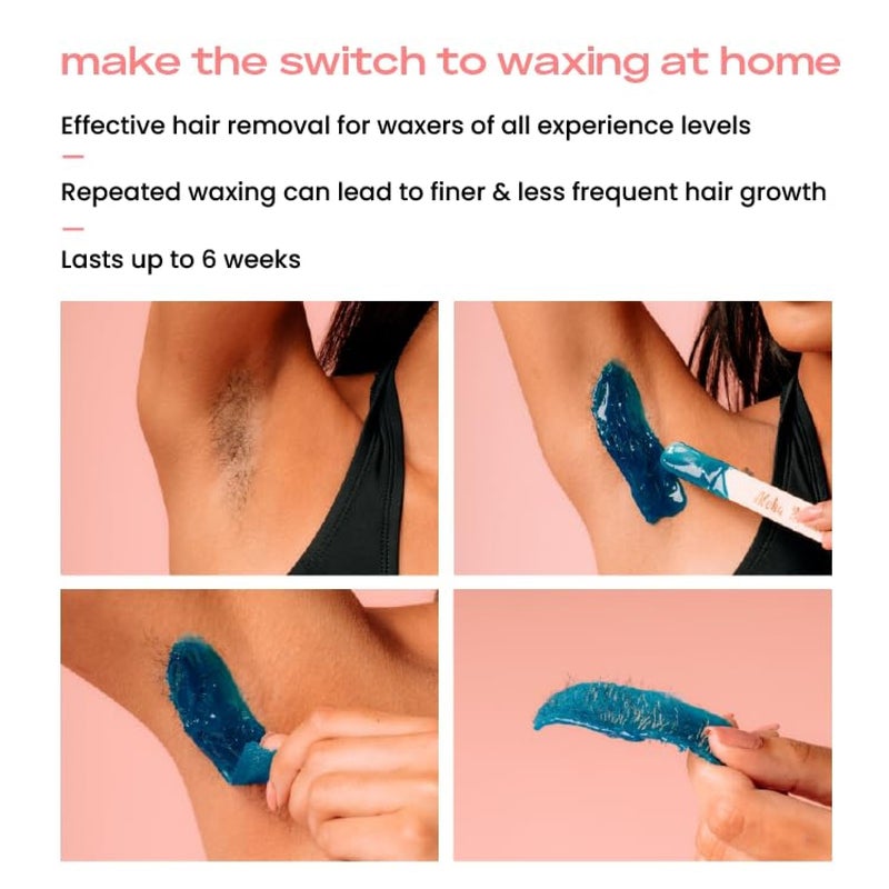 KoluaWax Premium Waxing Kit for Women - Beginner Friendly - Complete Wax Kit that includes 14oz of Wax Beads, Applicator, Pre and Post Care, Suitable for Sensitive Skin (Sun) - Image 4
