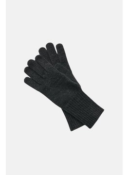 Tchibo Women Knitted Gloves, Anthracite  - Image 2