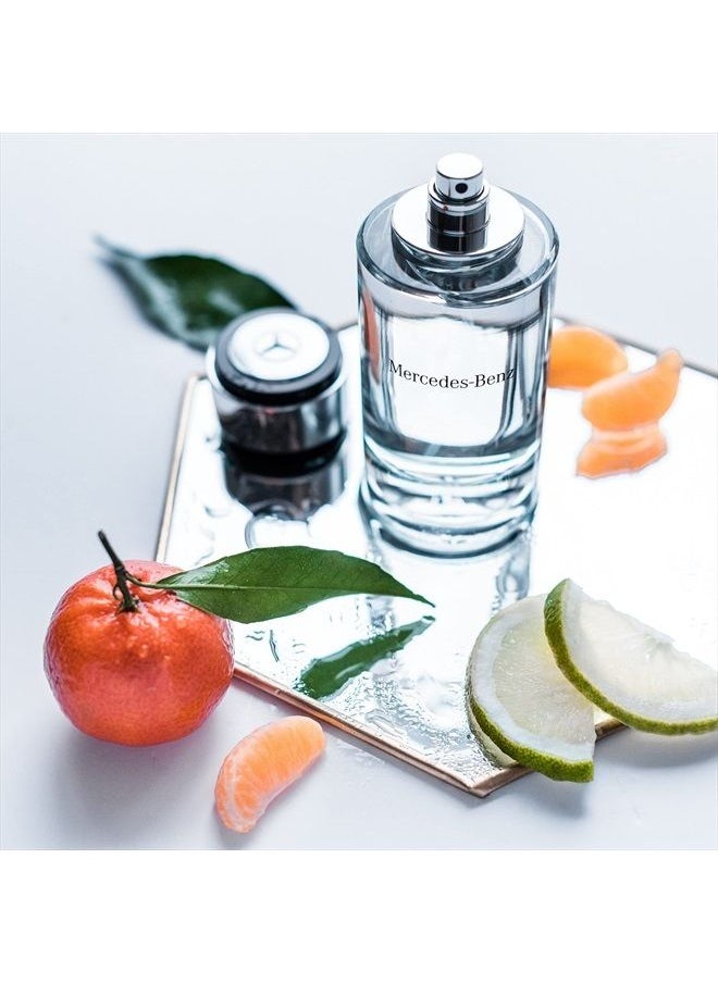 Mercedes-Benz For Men - Elegant Fragrance With Woody, Sensual Musky Notes - Mesmerize The Senses With Original Luxury Men's Eau De Toilette Spray - Endless Day Through Night Scent Payoff - 4 OZ  - Image 5