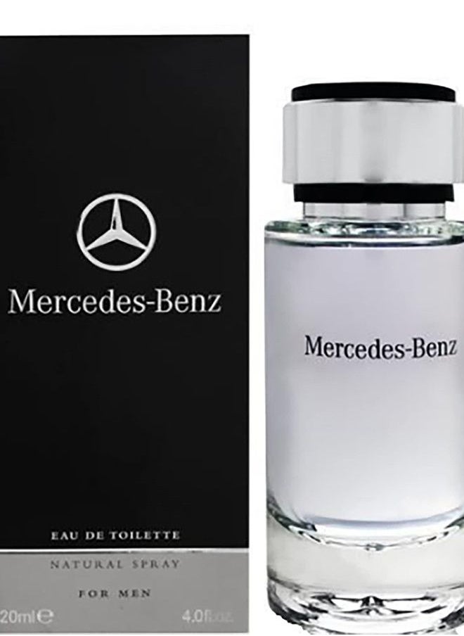 Mercedes-Benz For Men - Elegant Fragrance With Woody, Sensual Musky Notes - Mesmerize The Senses With Original Luxury Men's Eau De Toilette Spray - Endless Day Through Night Scent Payoff - 4 OZ  - Image 1