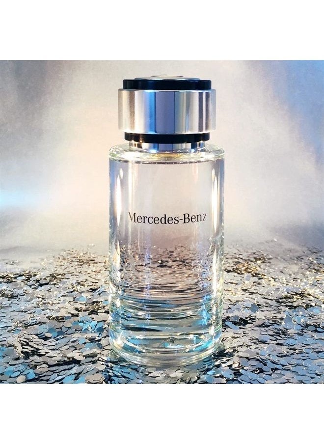 Mercedes-Benz For Men - Elegant Fragrance With Woody, Sensual Musky Notes - Mesmerize The Senses With Original Luxury Men's Eau De Toilette Spray - Endless Day Through Night Scent Payoff - 4 OZ  - Image 4