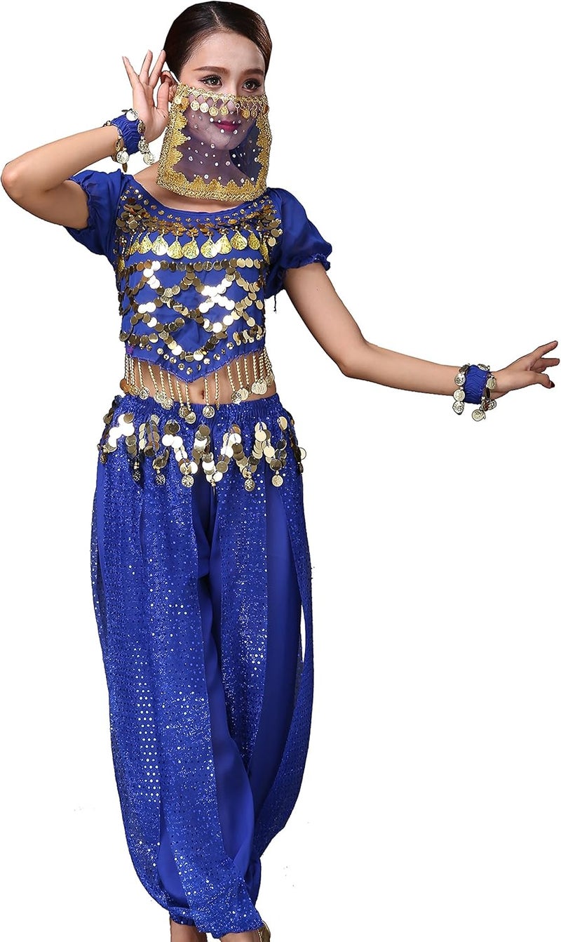 Astage Lady Belly Dancer Costume Halloweem Performance Wear All Sets - Image 2