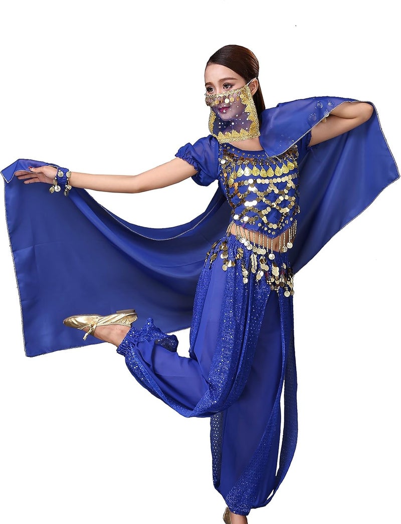 Astage Lady Belly Dancer Costume Halloweem Performance Wear All Sets - Image 5