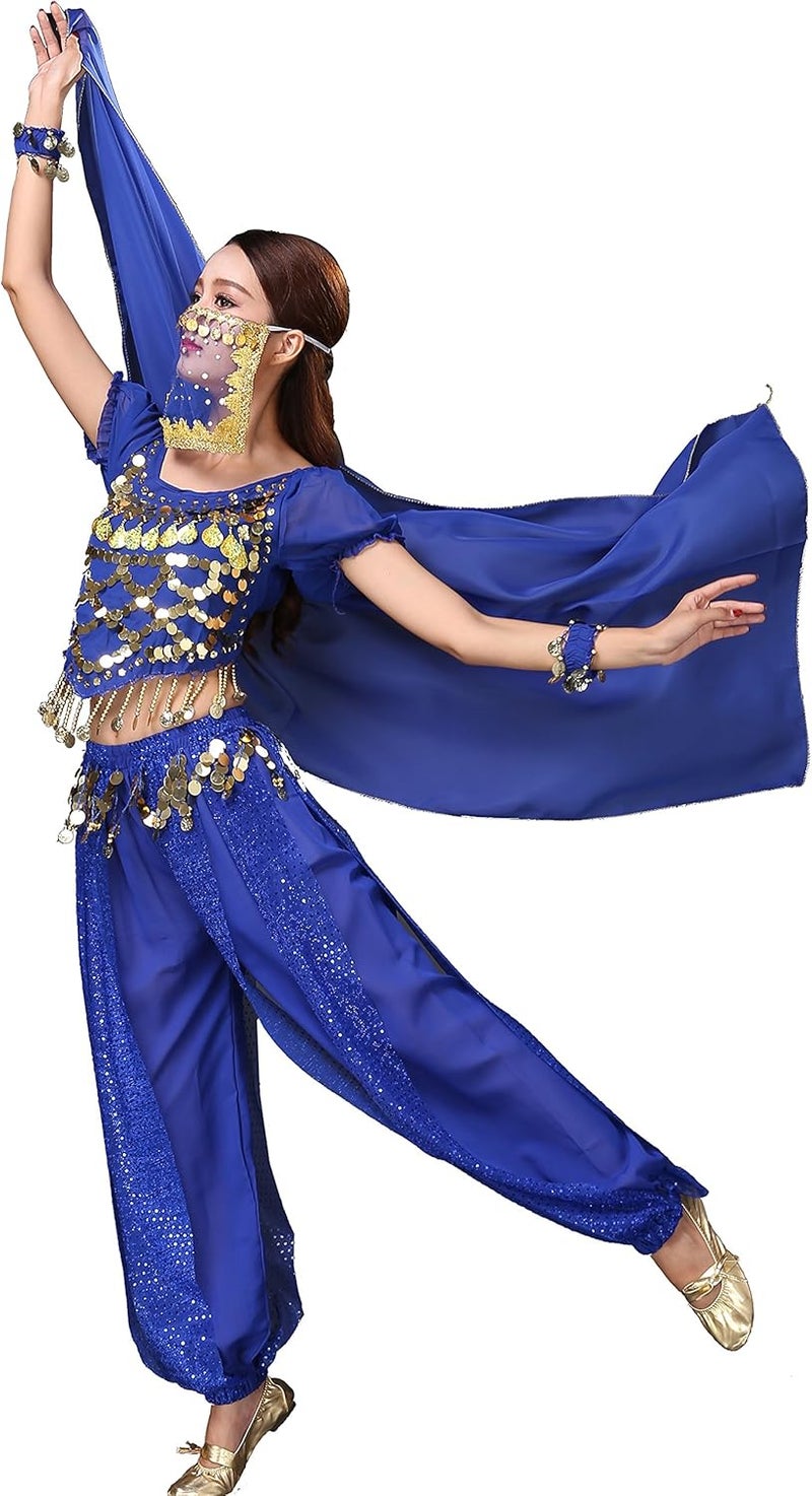 Astage Lady Belly Dancer Costume Halloweem Performance Wear All Sets - Image 1